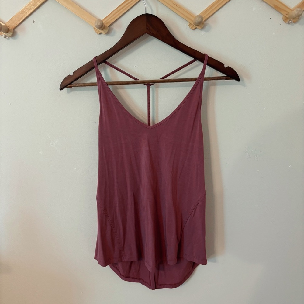 Lululemon Modal-Silk Yoga Tank Top - Vintage Plum - Size 4